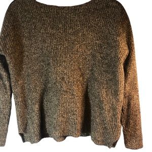 Madewell Wool and Leather Sweater